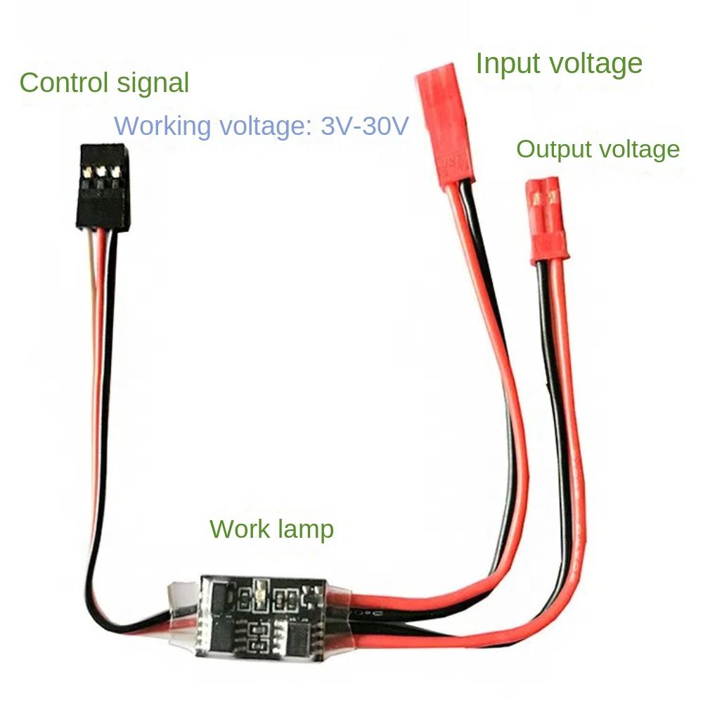High Current Electronic Switch 2-20A RC Airplane Parts Portable Remote Controller Switch