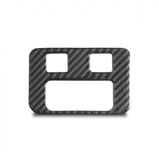For Cadillac ATS ATSL 2013- Carbon Fiber Headlight Switch Panel Cover Trim