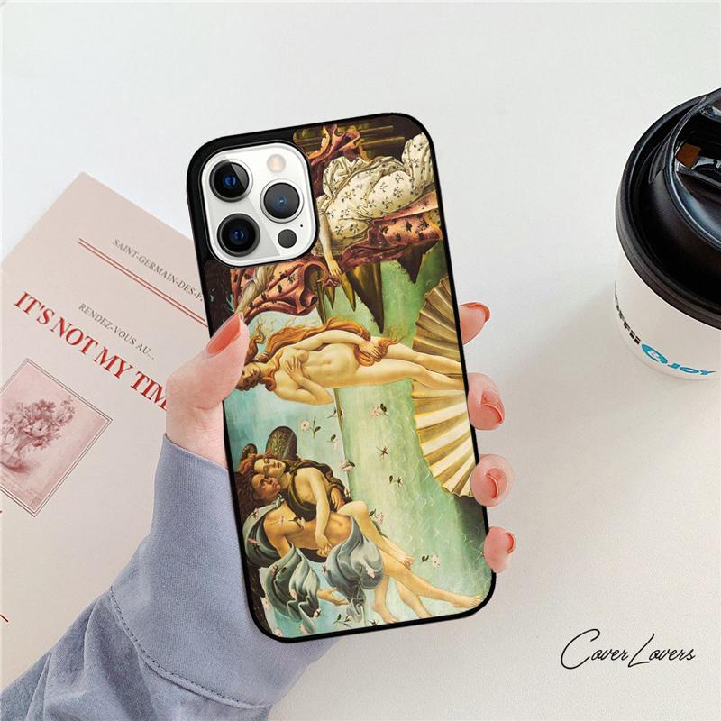 Sandro botticelli Renaissance Phone Case For iPhone 17 Air 14 15 16 13 12 For Apple iPhone 17 Air 11 Pro Max Plus SE2020 Coque