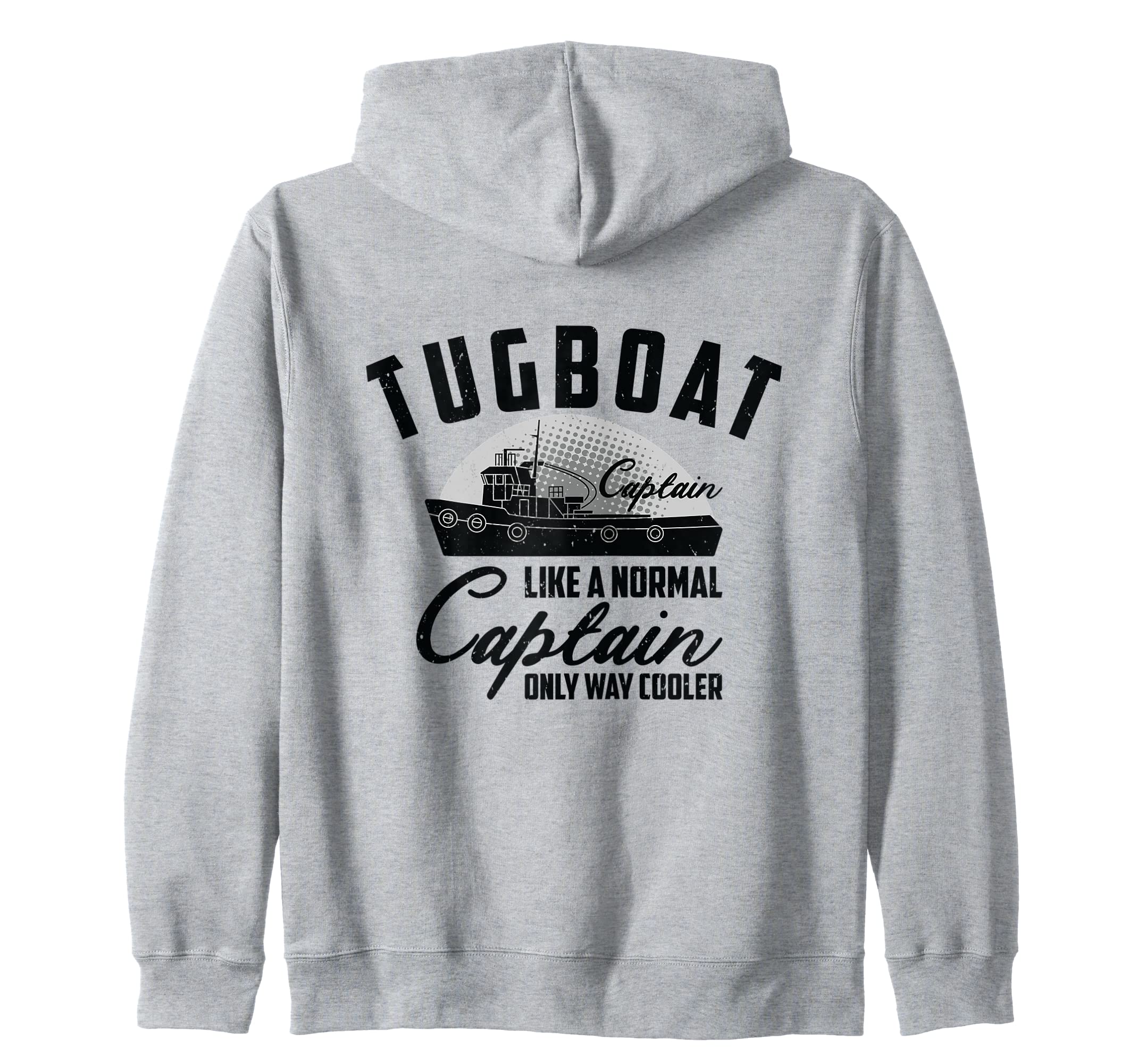 Tugboat Sailing Tugboat Captain Boat Owner Sailor Zip Hoodie