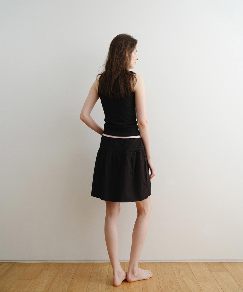 D Noah Mare Flare Skirt (Black)