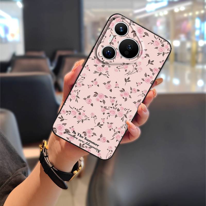 Ölgemälde Staubdichte Handyhülle für Huawei P70 Pro/Pura 70 Pro+ Stoßfestes TPU Langlebig Cartoon Vollständiger Rundumschutz Weiche Hülle