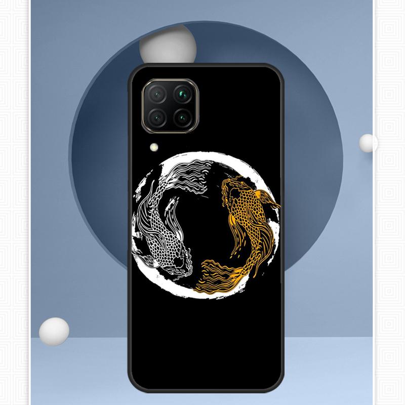 Koi-Fisch Yin Yang Für Huawei Nova 12i 12s 11i 8i Y91 Y60 Y70 Y72 Y90 Y61 9 10 SE P20 P40 Lite P30 P60 Pro Hülle
