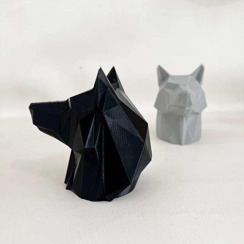 Kryt Tvaru Vlka Pro Tažné Zařízení 3D Tištěný Kryt Koule Tažného Zařízení Dekorace Tažného Zařízení Zabraňuje Rezivění Přijímače