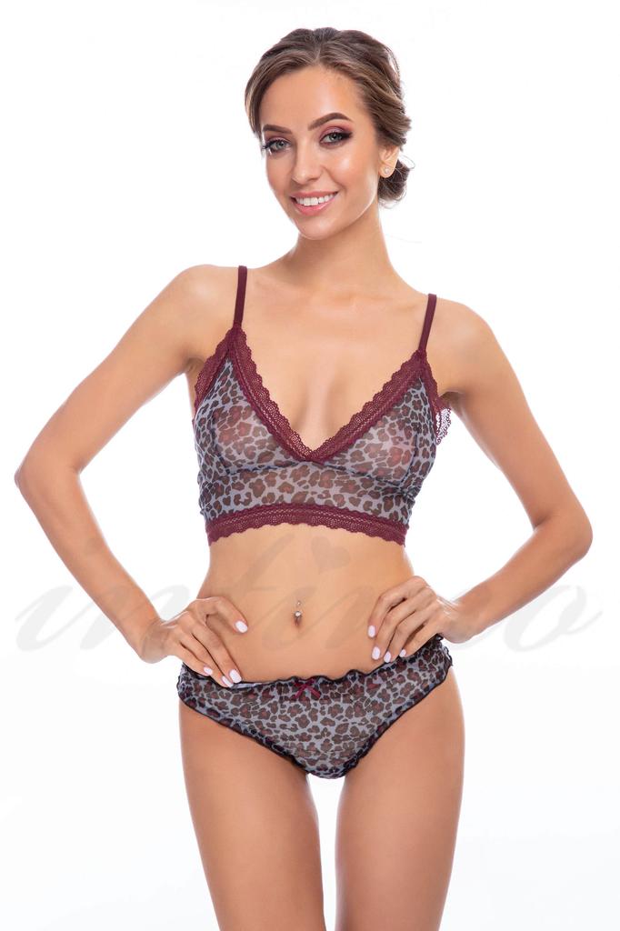 Unterwäsche: BH mit weichen Körbchen und brasilianischem Höschen Pierre Cardin (57290)