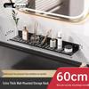 No-Drill Wall-Mounted Bathroom Shelf for Mirror, Faucet, and Vanity