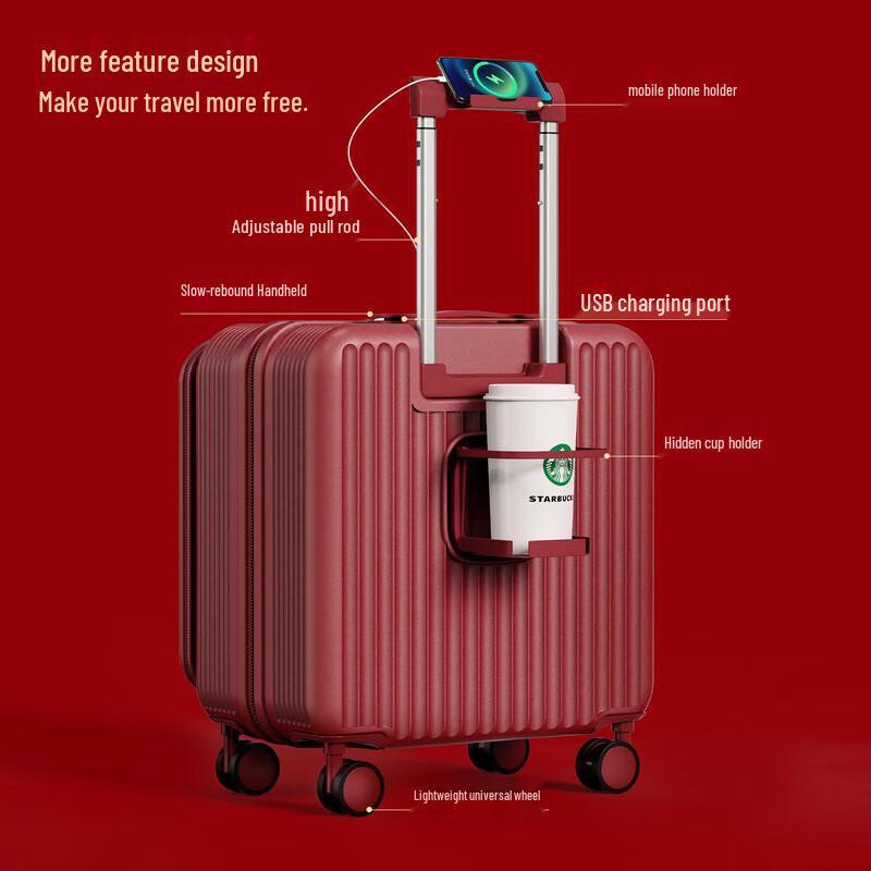 JOURHEY SHI Wedding Trolley Suitcase