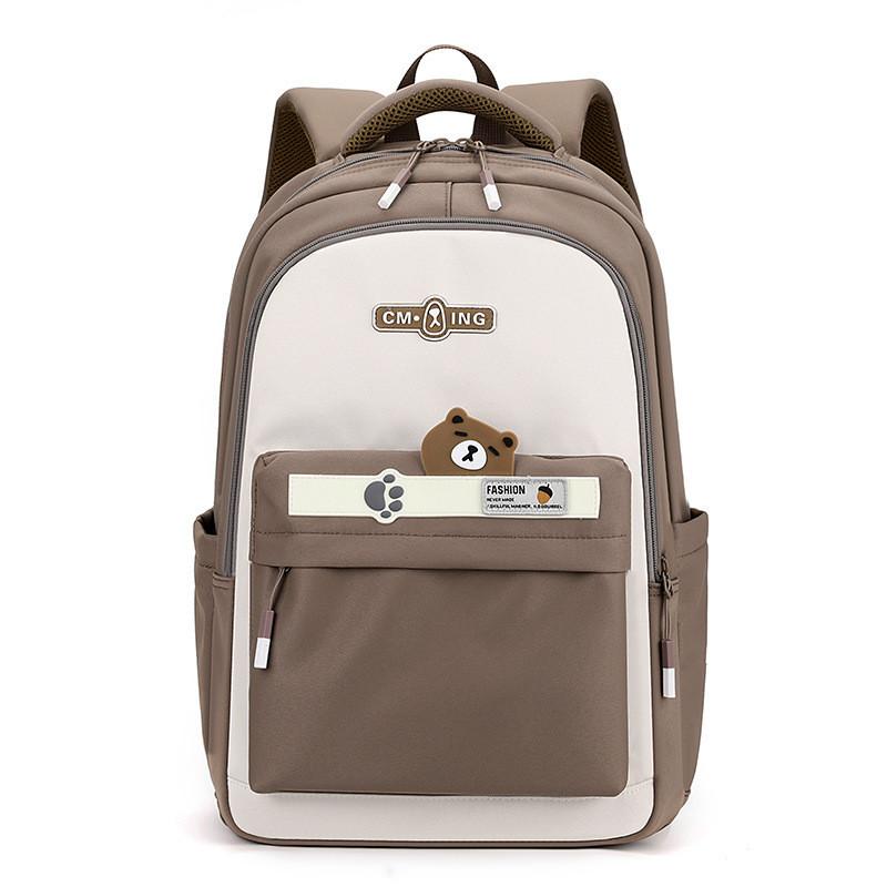 New Style Student Backpack For 3-6 Grade Primary School Kids Cartoon Bag With Large Capacity