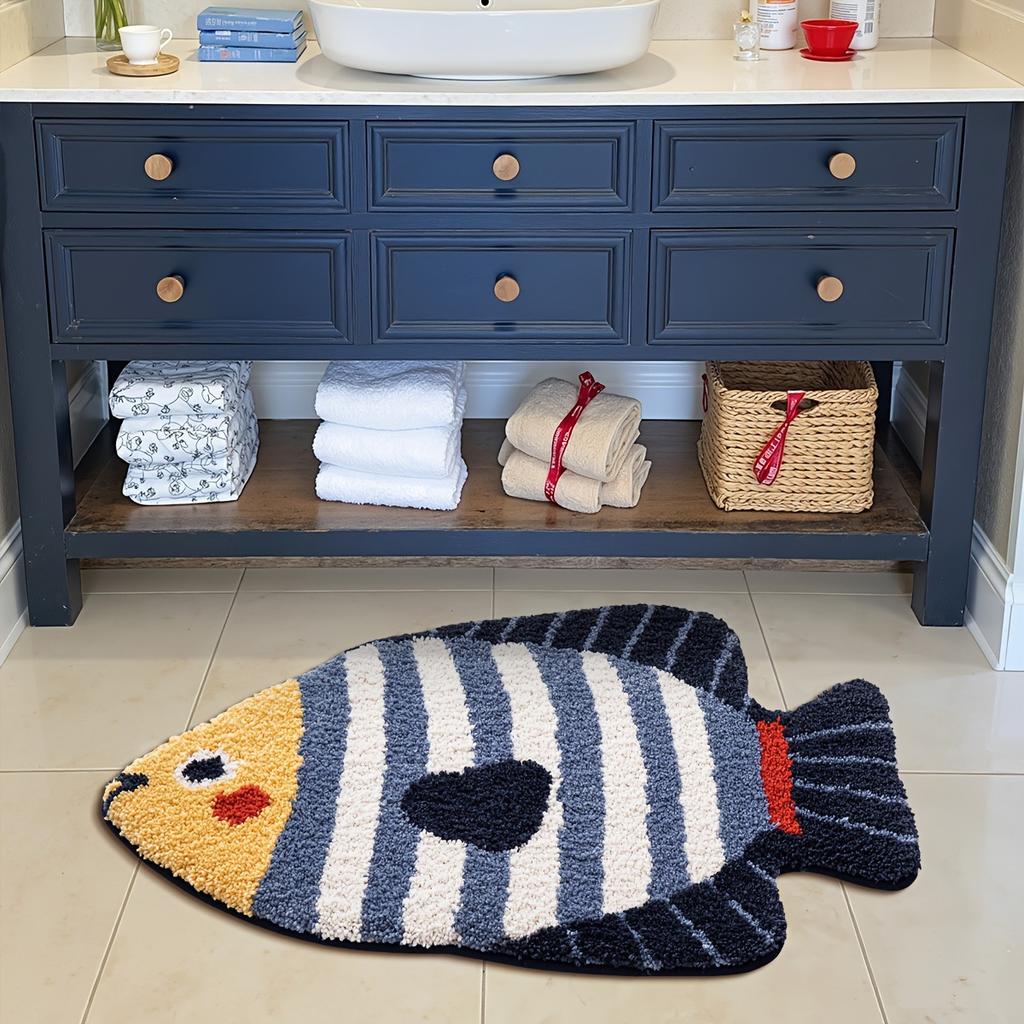 Cute Cat Carpet Bathroom Toilet Floor Mat Entrance Door Anti Slip Floor Mat