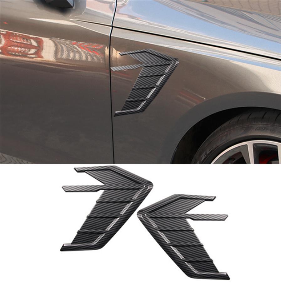 Universal 3D Car Side Wing Air Flow Fender Grill Intake Vent Trim Sticker