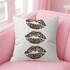 Retro Leopard Cheetah Canvas Prints 4545cm Cushion Cover Pillow Cover Decor Pillowcase Home Pillowcase For Couch Pillow