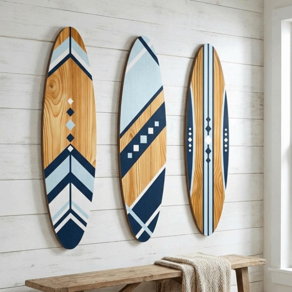 with Hook Surfboard Wall Decor Hawaiian Theme Surfboard Hanging Ornament  Beach Style