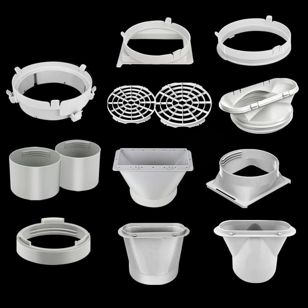 Round/Square Shaped Exhaust Pipe Interface Mobile Air Conditioner Accessories