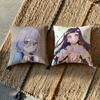 1A-Secret Loves Angel Anime Cushion Cover Natural Linen Pillowcase Set, All-In-One Decor For Sofa, Bedroom & Chair