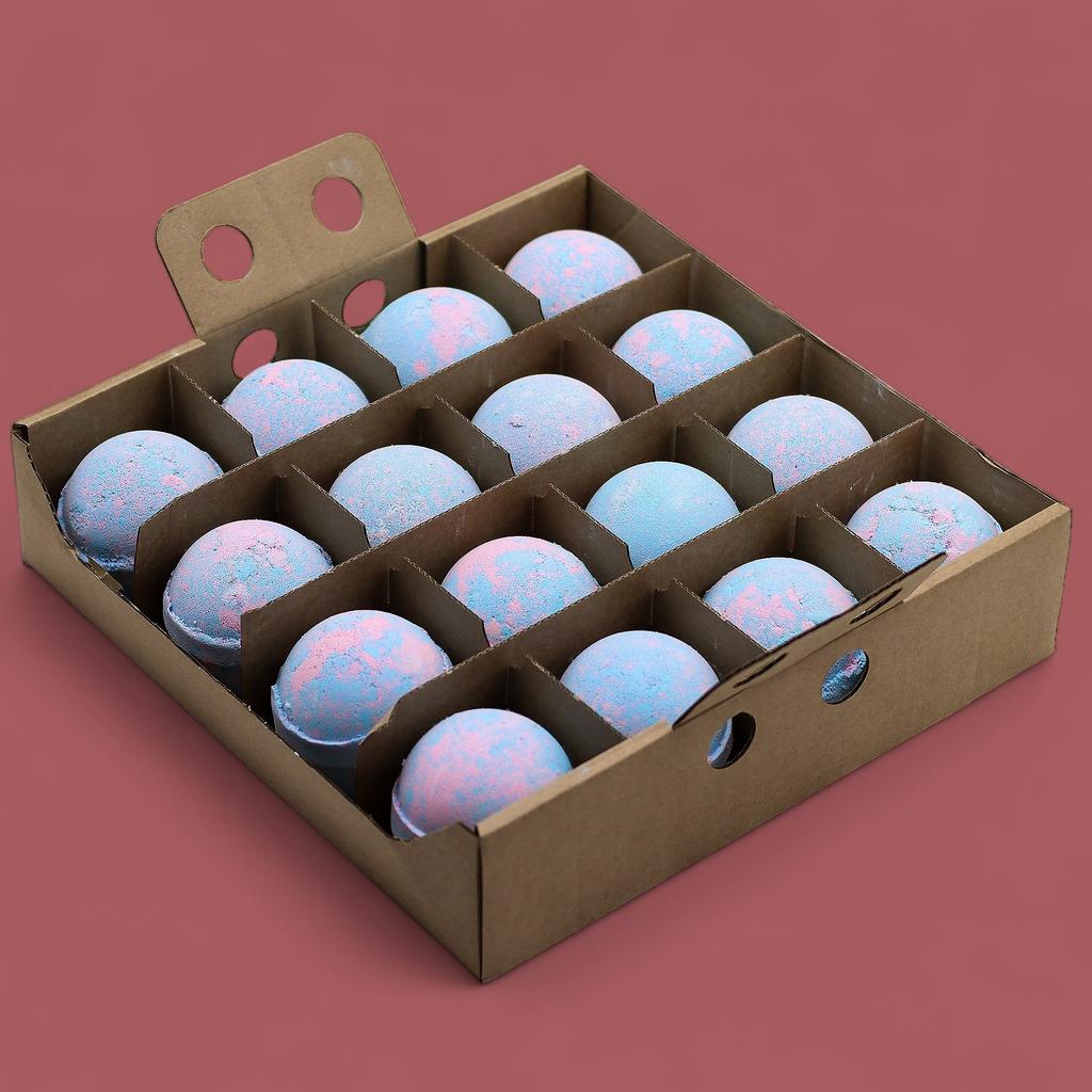Bath Bomb Baby Powder Scent 180g Shea Butter