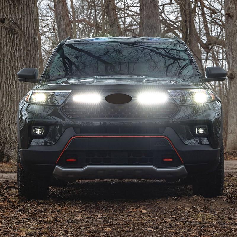 Left Side Mirror Cover Cap Assembly Textured Black For Ford Explorer 2020-2024