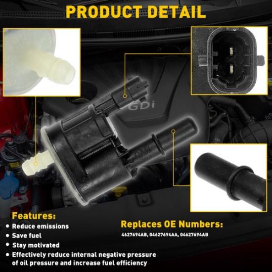 EVAP Evaporative Emission Vapor Canister Purge Valve Solenoid For Chrysler Dodge