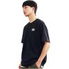 Anta Comfortable Simple Versatile Loose Casual Letter Short Sleeve T-Shirt Men Tops Basic-Black 152528127-3