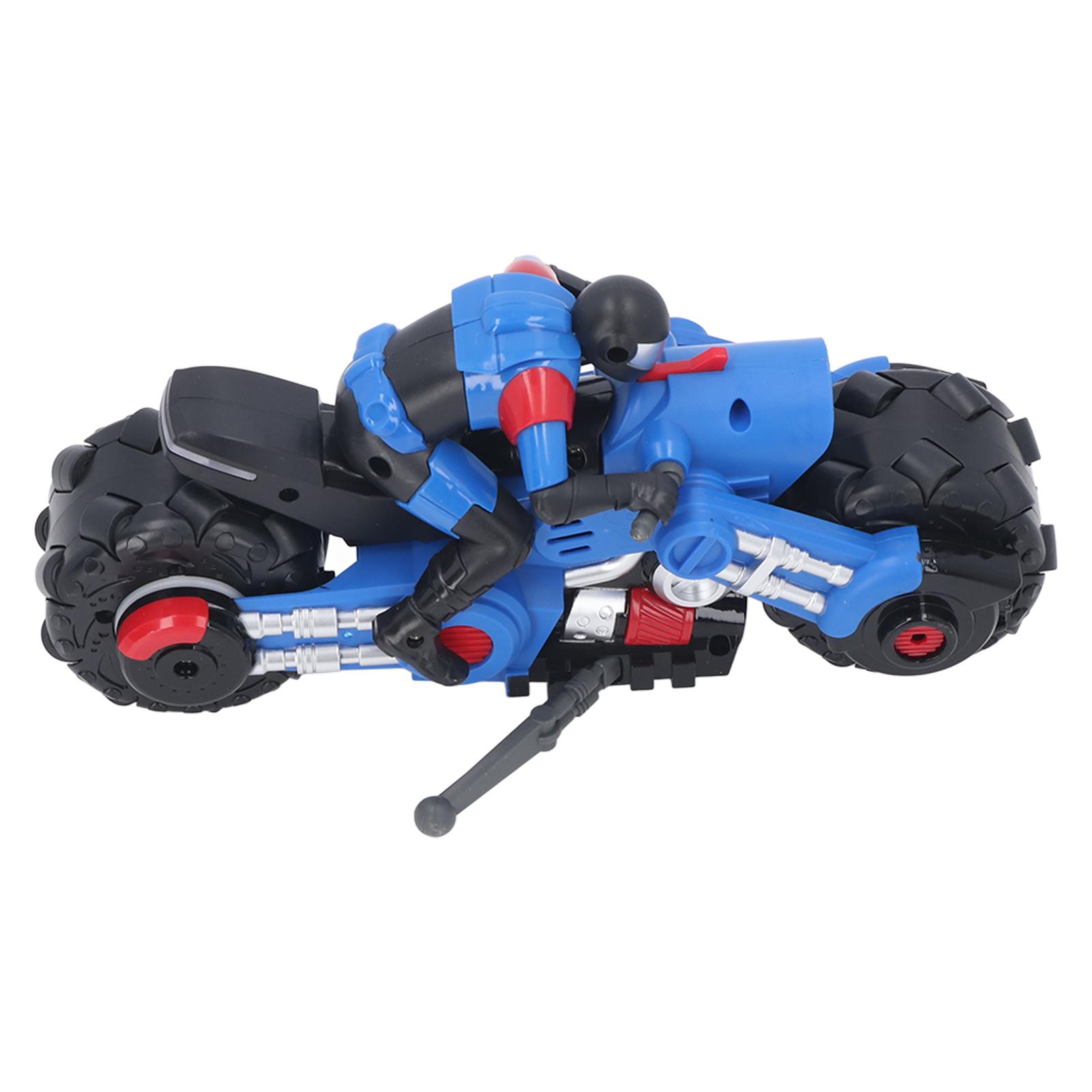 

1/10 RC Motorcycle Toy Remote Control Drift Stunt Motorbike for Over 6 Yrs Old Children