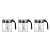 Modern Stainless Steel Condiment Dispenser Set with Miniature Scoops Rustproof Condiment Jars For Cooking Essential