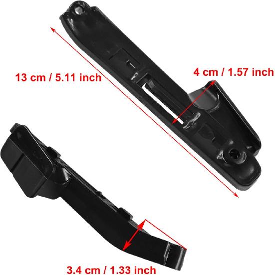 Front Bumper Bracket Guide, 51117156555/5111 7156 555, Compatible with BMW 3 Series E92 LCI 11/2008-06/2013, E92 05/2005-02/2010, E93 LCI