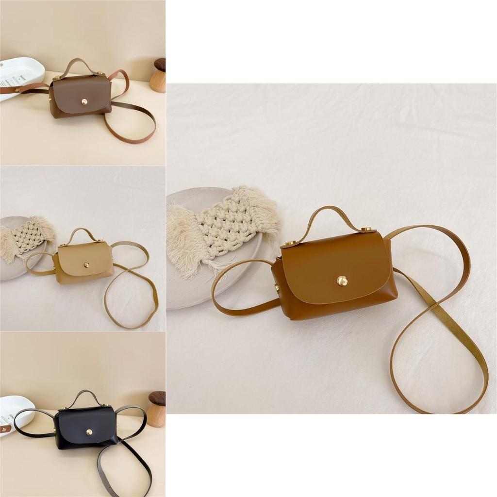 Stylish Korean Mini Children's Shoulder Bag With Vintage Design For Everyday Use
