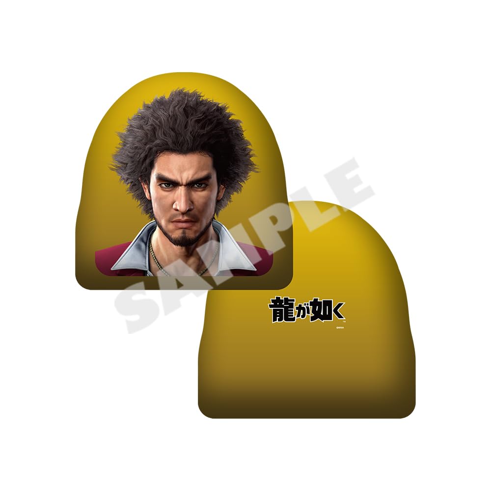 

Gazing Face Cushion Kasuga Ichiban Yakuza жёлтый