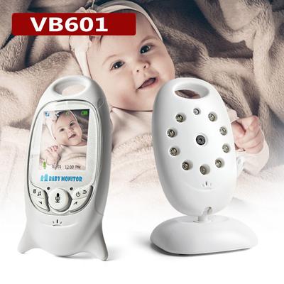 Video chůvička VB601 Bezdrátová 2,0'' LCD chůvička 2-cestný hovor Noční vidění Teplota Zabezpečení Kamera chůvy 8 ukolébavek