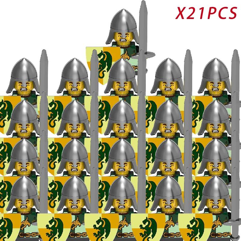 Medieval Knights & Warriors Building Blocks Roman Legion Spartan Cavalry Crusaders Bricks
