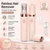 Women Electric Hair Remover USB Rechargeable Facial Body Shaver Portable Travel Epilator for Legs Bikini Area
