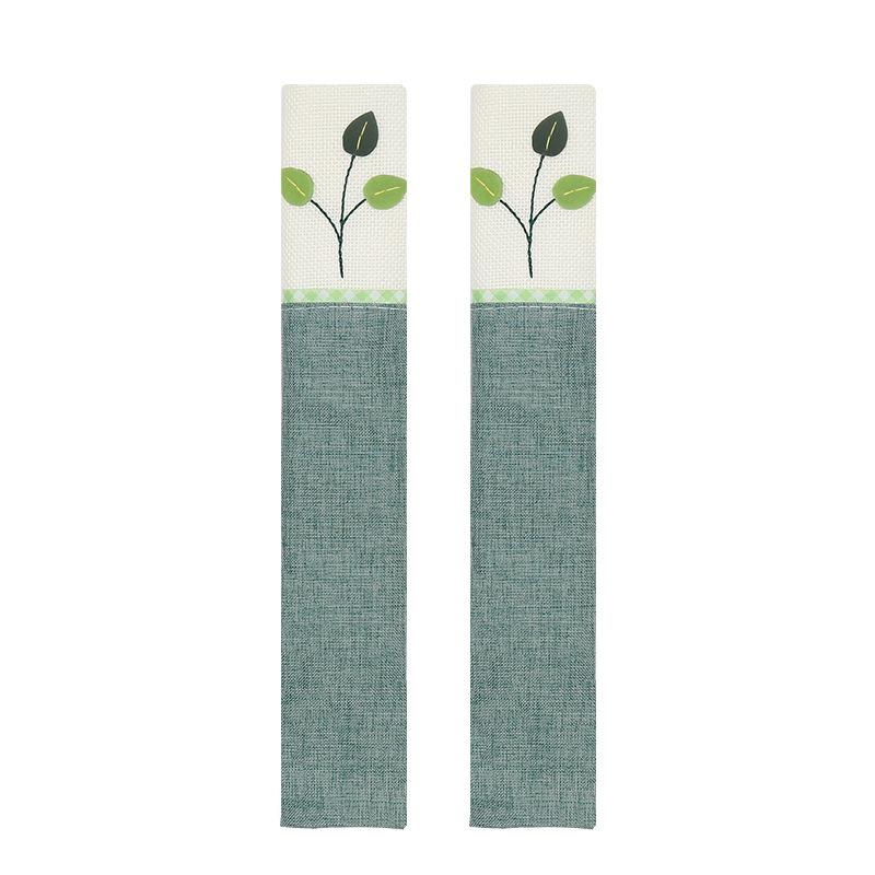 Cross-border Fabric Double Door Refrigerator Handle Cover - Thickened, Extended Protective Pull Handle Armrest Cover. 27x11cm