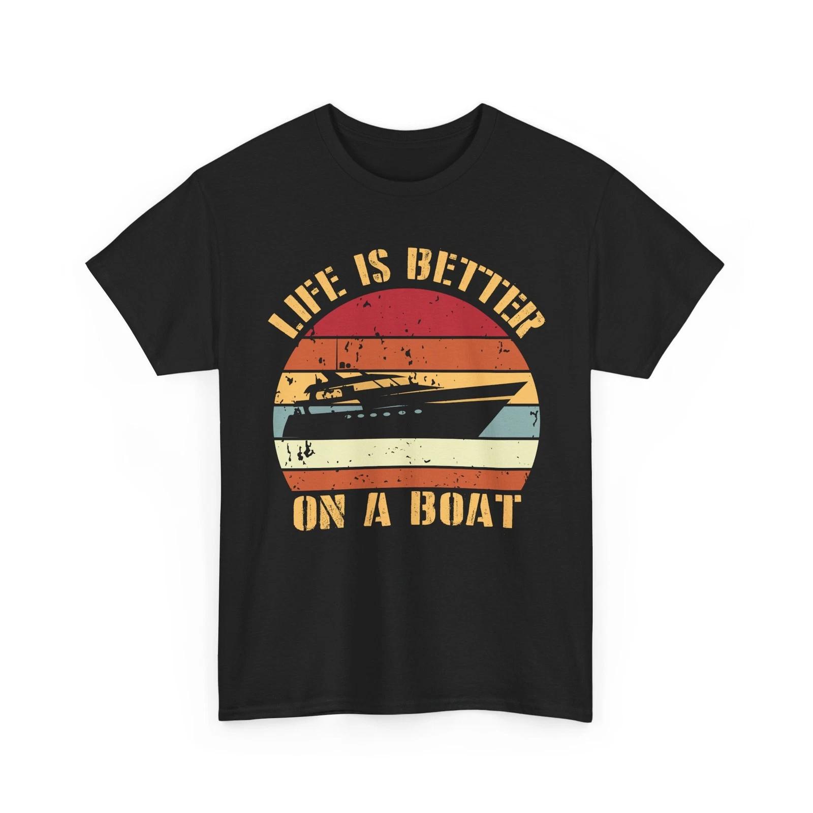Boating Shirt, Life Is Better on a Boat Captain of the Boat Women Men Shirt L