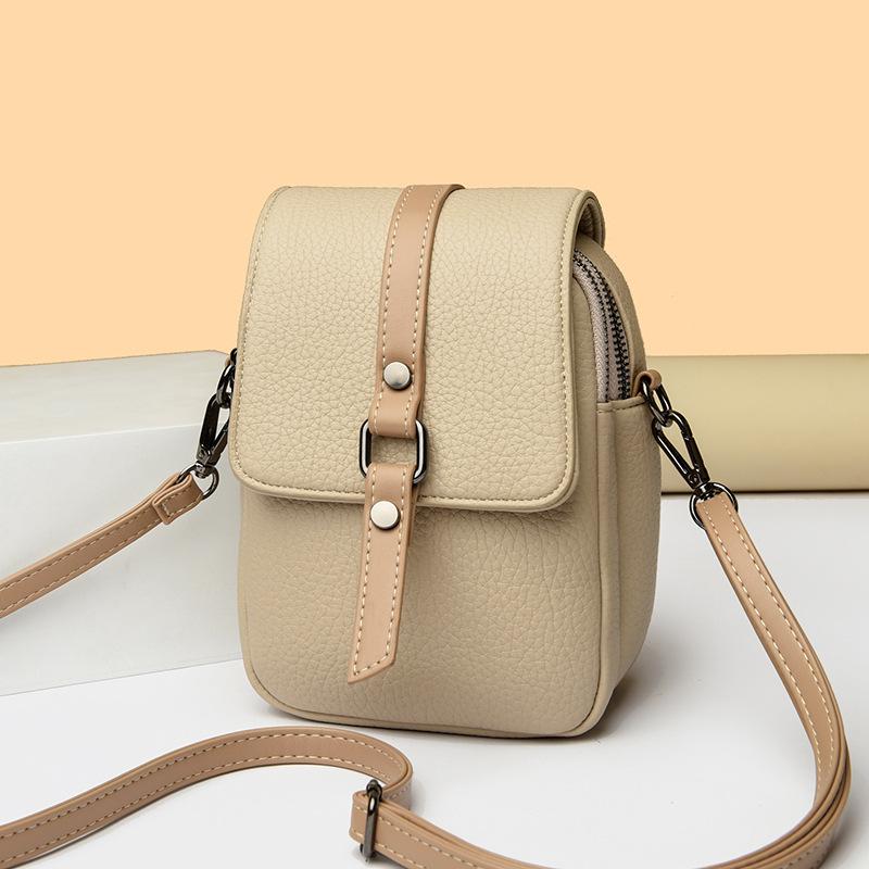 Bag Lady 2025 Summer New Foreign Style Versatile Change Bag Double Capacity Small Satchel Mobile Phone Messenger Bag