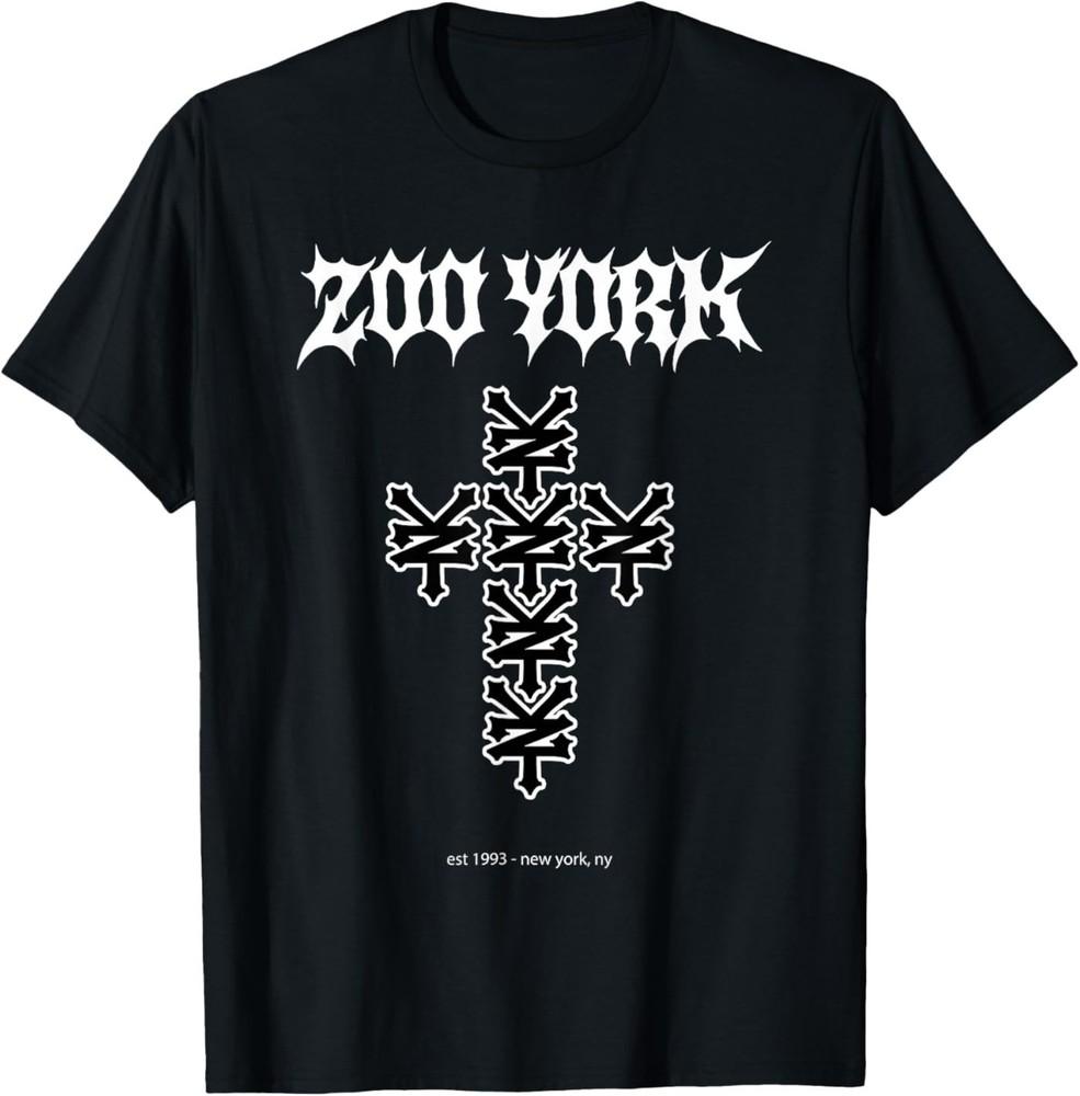 Zoo York Cross Heavy Metal Monogram Gothic Streetwear T-Shirt