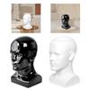 Male Mannequin Head Freestanding Wig Holder for Necklace Headset Headphone