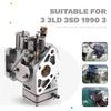 ABLZ-Carburetor Assembly For Outboard Engines 3 HP 3 M L S 2 Stroke Models Part Numbers 6L5-14301-02, 6L5-14301-03, 6L5-1