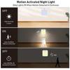 Kids Bedside Lamp Night Light with US/EU Plug Smart Motion Sensor LED Night Light Home Wall Lamp Suitable for Hallway
