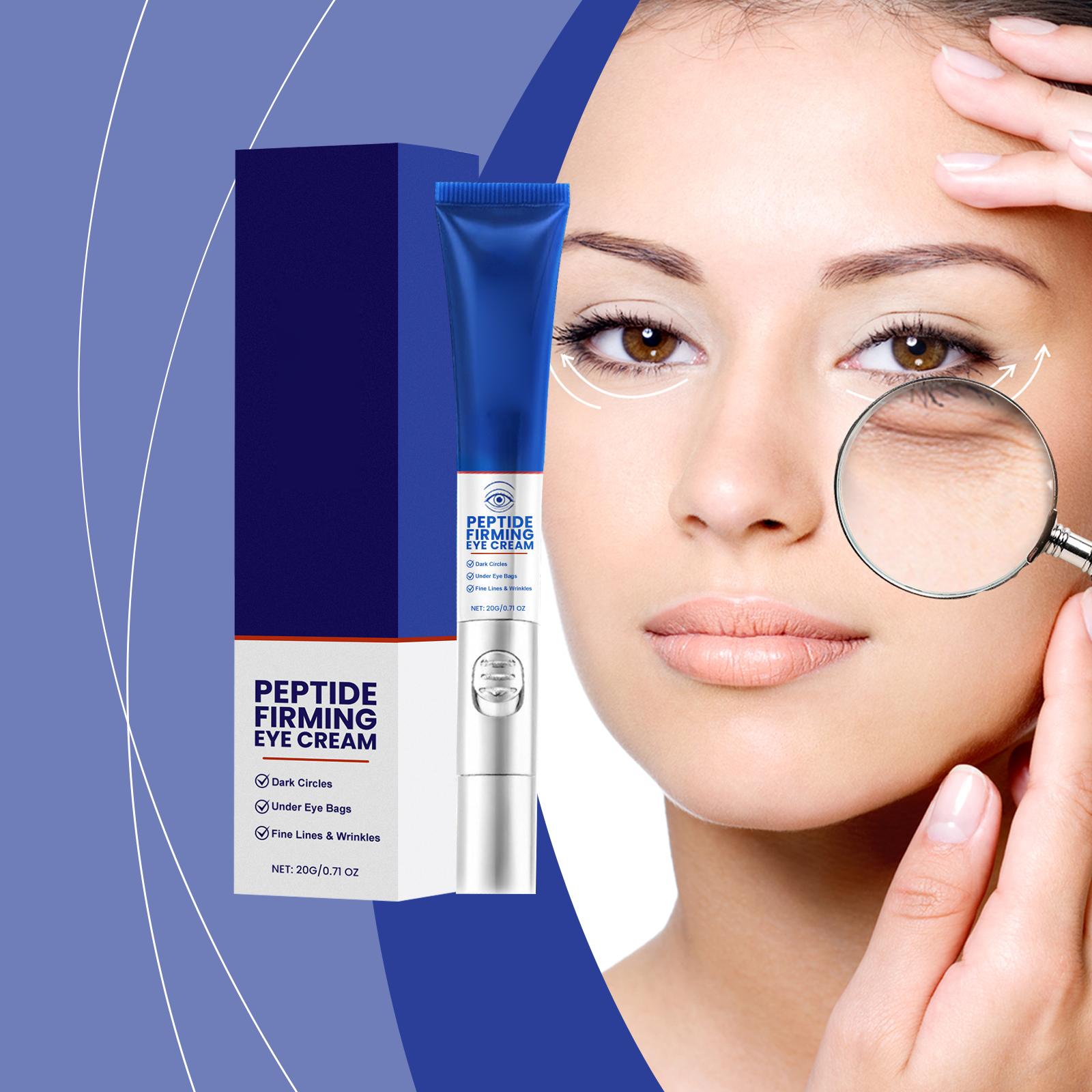 

Пептидный укрепляющий крем для глаз ,Крем для глаз Антивозрастной ,Крем для глаз от темных кругов и отечности One Size