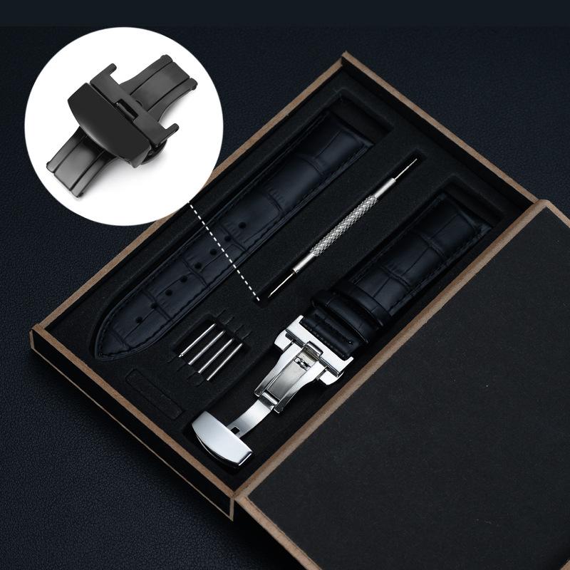 

Ремінець для годинника з натуральної шкіри водонепроникної телячої шкіри - Міцний та м який 24mm