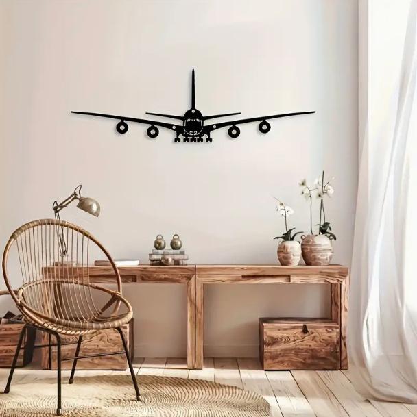 40cm Metal Boeing Airplane Wall Art & Decor