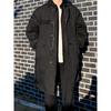 MYQ Herren Winter Mittellange Dicke Baumwolljacke - Koreanischer & Japanischer Stil Windjacke