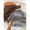 Kids Thick Fleece Lined Knitted Sweater Warm Winter Long Sleeve Pullover For Boys And Girls