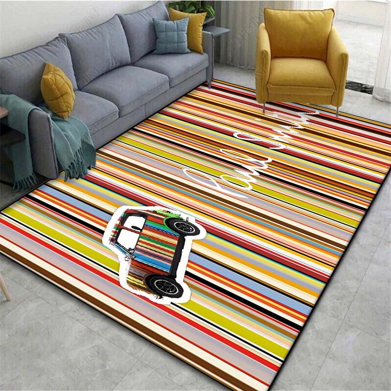 London Fashion P-Paul Smith Printed Floor Mat Carpet 15 Sizes Living Room Bedroom Bedside Sill Bathroom Floor Mat Home Decor
