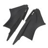 1 Pair Motorcycle Side Air Duct Cover Fairing Insert Black Left Right Fairing Deflector Cover for YZF R6 2003 to 2005