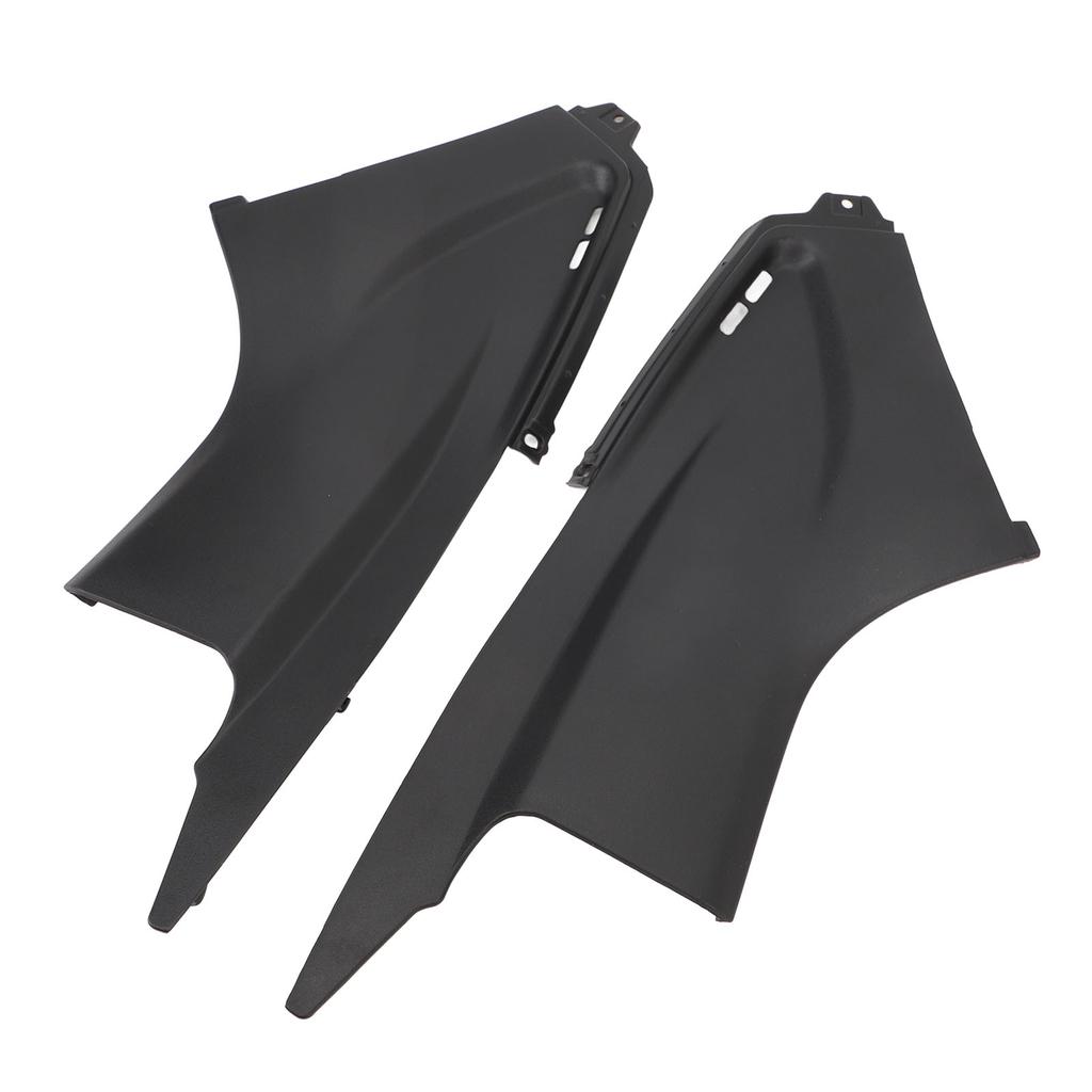 1 Pair Motorcycle Side Air Duct Cover Fairing Insert Black Left Right Fairing Deflector Cover for YZF R6 2003 to 2005