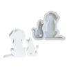 Lovely Animal Molds Castings Molds Dog and Cats Silicone Moulds Plasters Molds Ornament Molds Epoxy Resin Molds