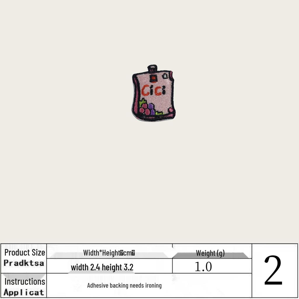 Na Yang Korean Style DIY Embroidery Patch Decorative Sticker for Clothing Accessories