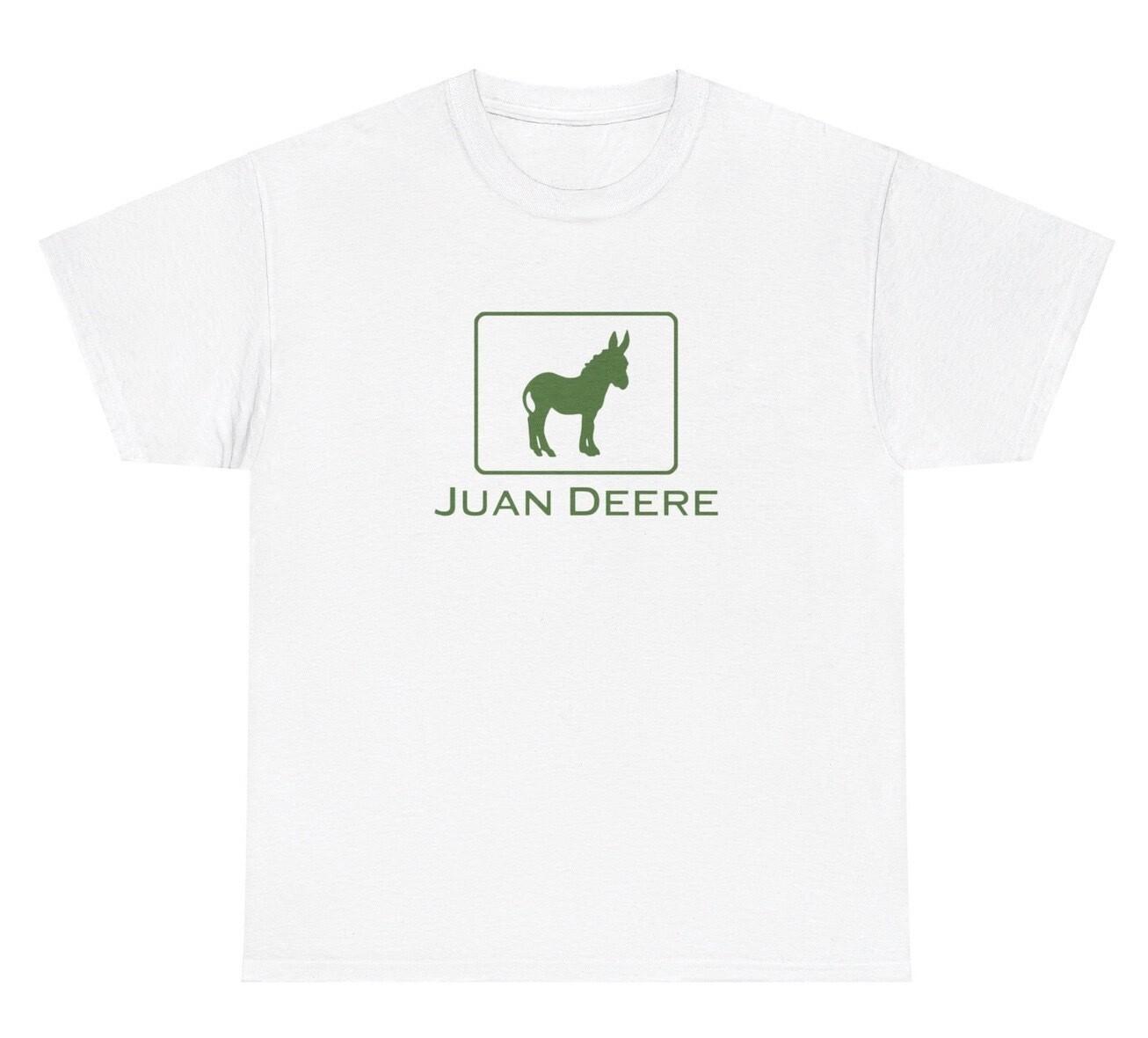 Juan Deer Parody T Shirt Funny Contruction Parody Silly Ironic Joke Tee L