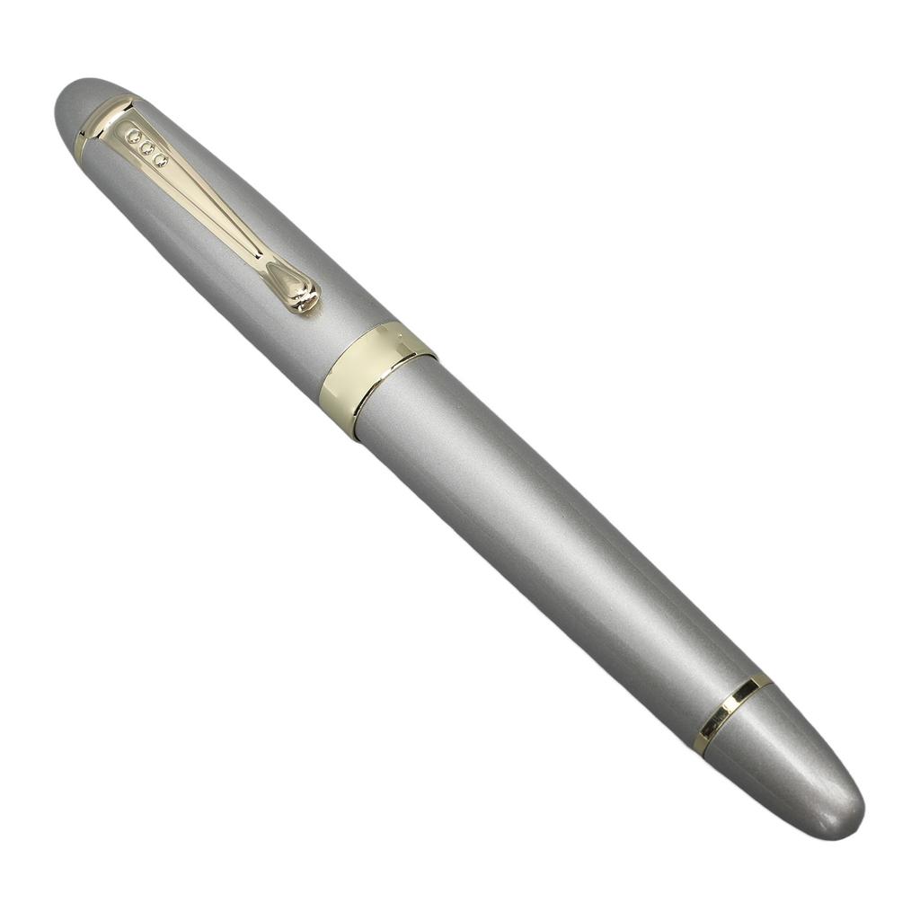 Fyllepenn 0,5 mm Ergonomisk Skriver jevnt Metall Business Fyllepenn med Pennklemme Blekkpenn for
