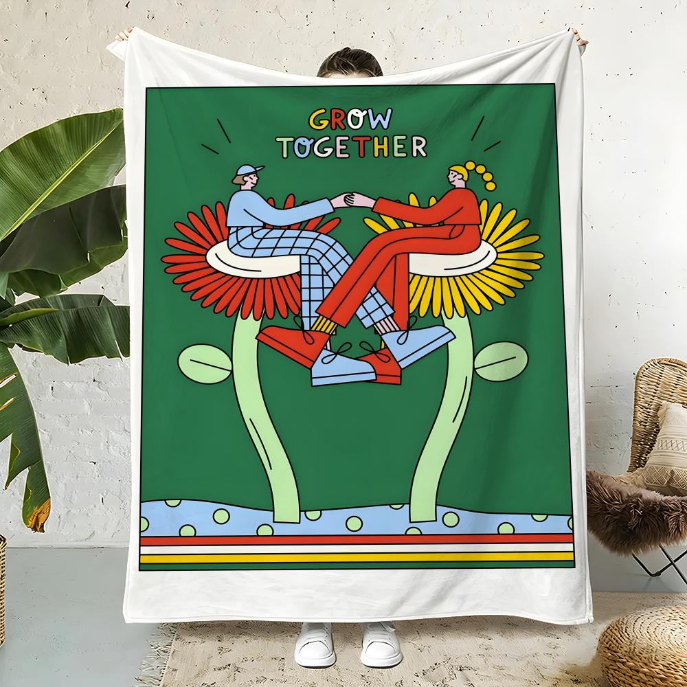 Artist S-SamTwardy Throw Flannel Throw Blanket,Bed Home Office Nap Blanket Travel,Camping,Picnic Blanket Soft Decor 75cmx90cm